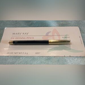 Factory Sealed  Vintage Mary Kay Eye Defining  Wooden Pencil Forest Green #0897